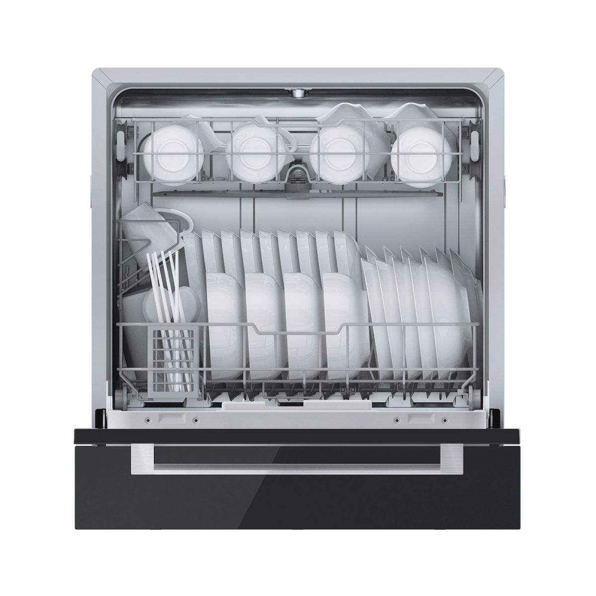 德意电器 大水压强力洗 高压喷淋 75℃高温热水全面喷射 热风烘干+余温烘干 洗碗机DS5616